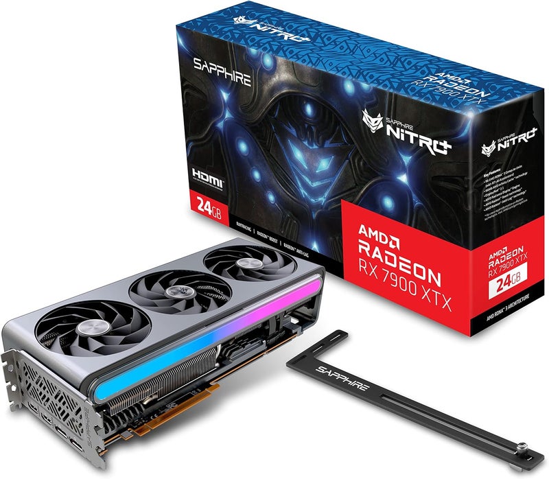 Sapphire 11322-01-40G Nitro+ AMD Radeon RX 7900 XTX Vapor-X Gaming Graphics Card with 24GB GDDR6, AMD RDNA 3 - Image 1